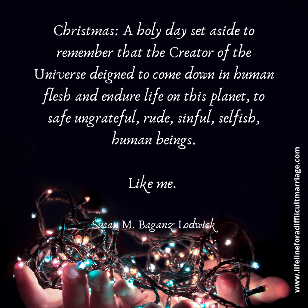 Christmas. Jesus. No gifts but Him